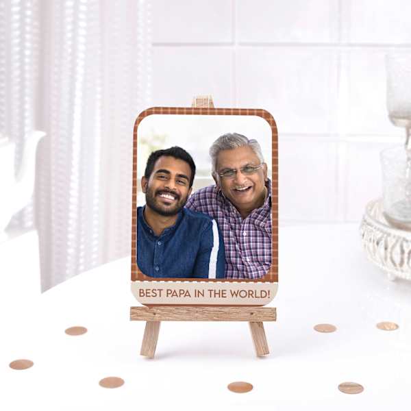 Personalized Photo Frame With Easel