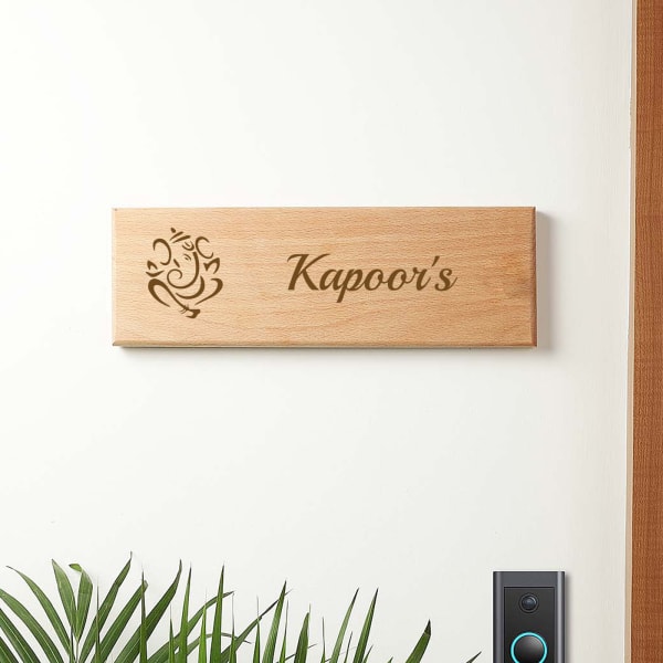 Featured image of post Home Name Plate Design Online / Customized name plates in wood, mdf, plastic with religious symbols.