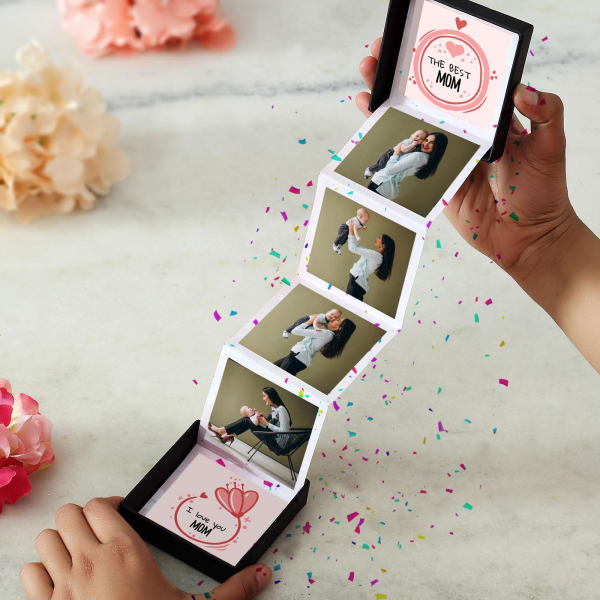 Personalized Photo Pop-up Box for Mom