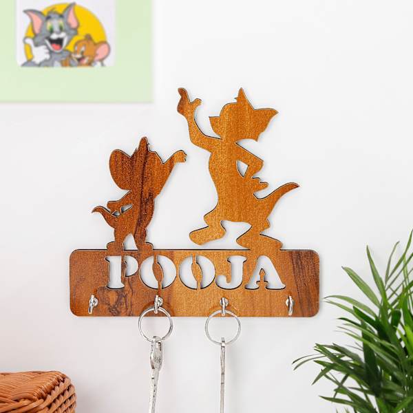 Personalized Playful Cartoon Key Holder