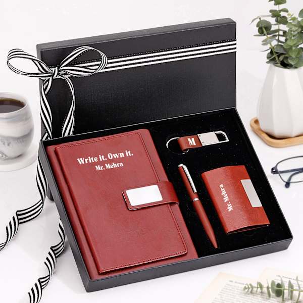 Personalized Premium Daily Essentials Gift Combo For Him