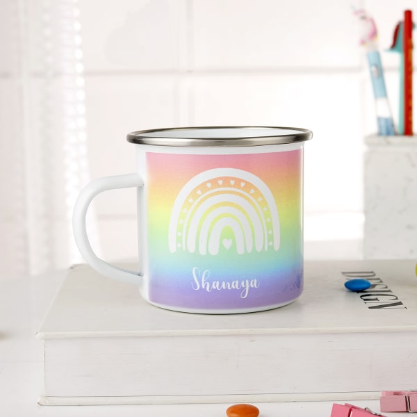 Personalized Rainbow Coffee Mug