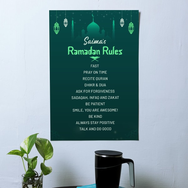 Personalized Ramadan Rules Reminder