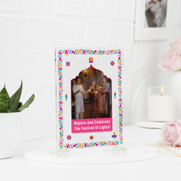 Personalized Rejoicing Diwali Greeting Card