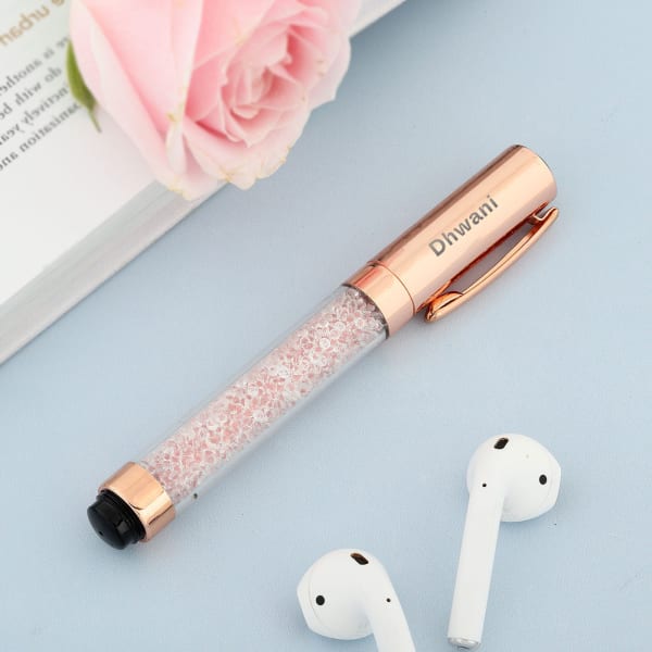 Personalized Rose Gold Ball Pen