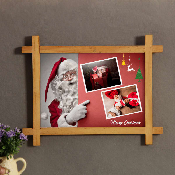 Personalized Santa Claus Photo Frame
