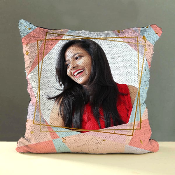 Personalized Sequin Cushion