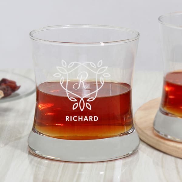 Personalized Set of 2 Whiskey Glasses: Gift/Send Home and Living Gifts