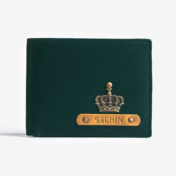Personalized Sleek Vegan Leather Men's Wallet