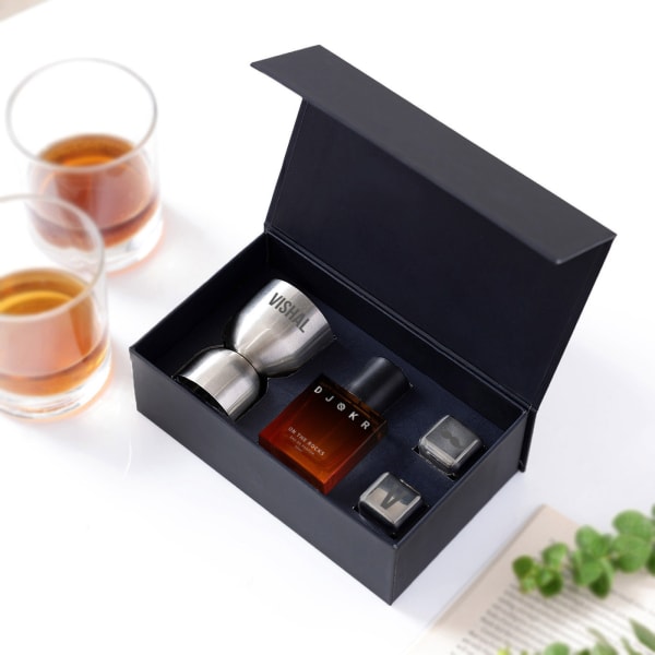 Personalized Sophisticated Sip And Scent Gift Set