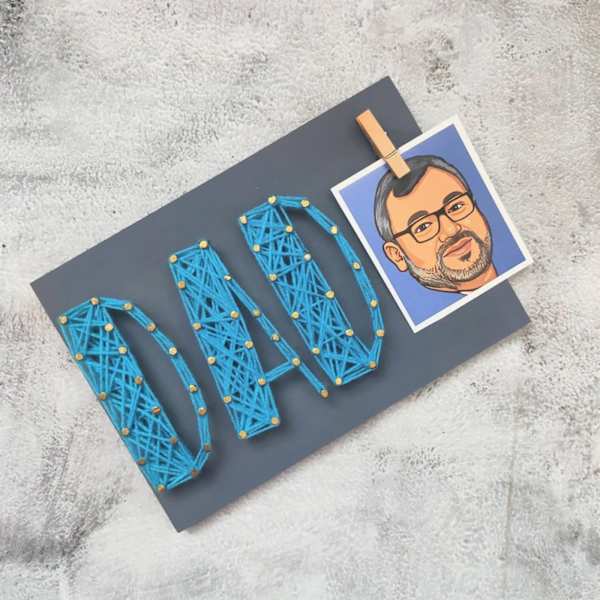 Personalized String Art Frame For Dad
