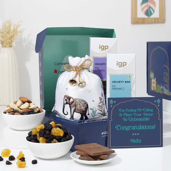 Personalized Tasty Treats House Warming Hamper