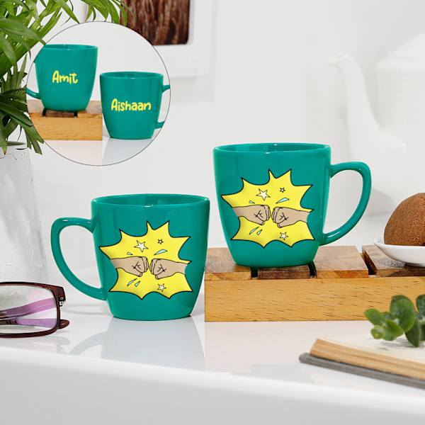 Personalized Tea Lovers Cups - Set Of 2