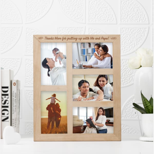 Personalized Thank You Mom Collage Frame