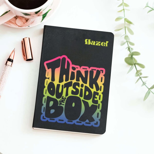 Personalized Think Outside The Box Notebook