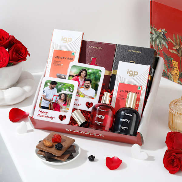 Personalized Timeless Love Anniversary Gift Hamper