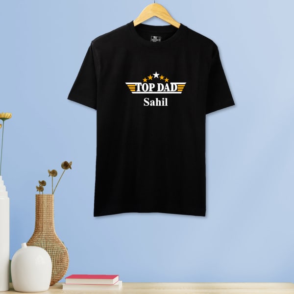 Personalized Top Dad T-Shirt
