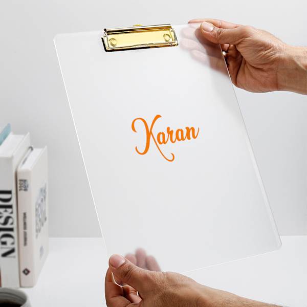 Personalized Translucent Writing Pad