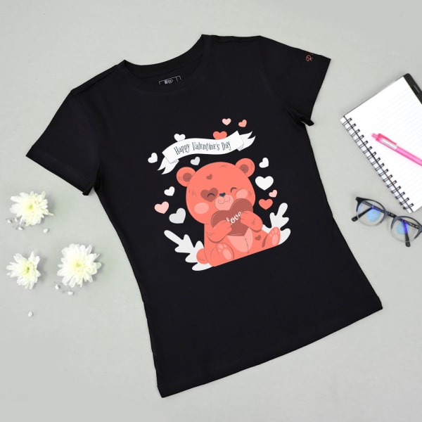 Personalized Women's Cotton Teddy Tee