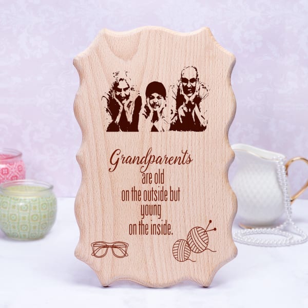 Personalized Wooden Frame for Grandparents