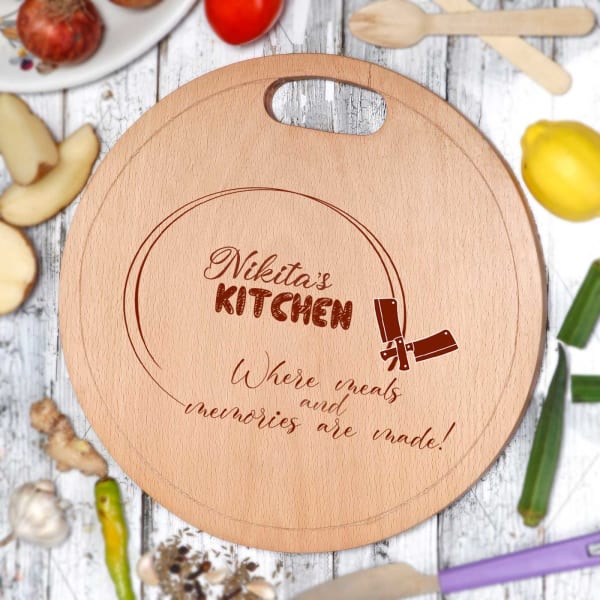 Personalized Wooden Kitchen Chopping Board