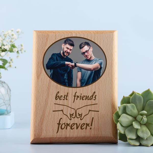 Personalized Wooden Photo Frame for Friend