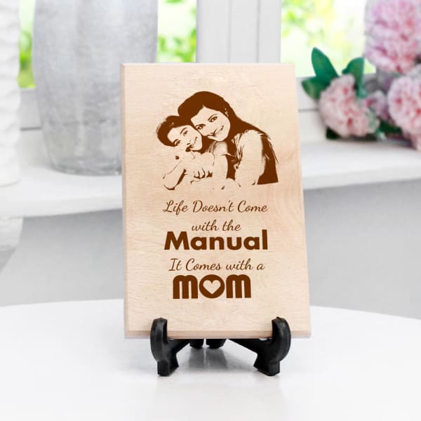 Personalized Wooden Photo Frame for Mom