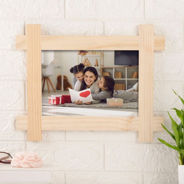 Personalized Wooden Photo Frame For Mother's Day