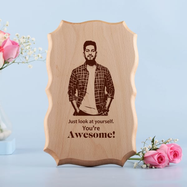 Personalized Wooden Plaque for Brother