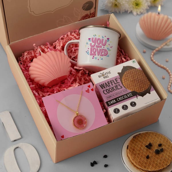 Personalized You Are Loved Hamper For Her