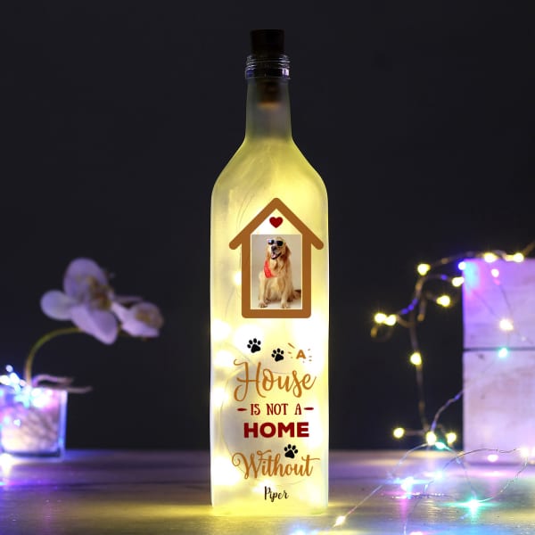 Pet Love Personalized LED Bottle with Yellow LED