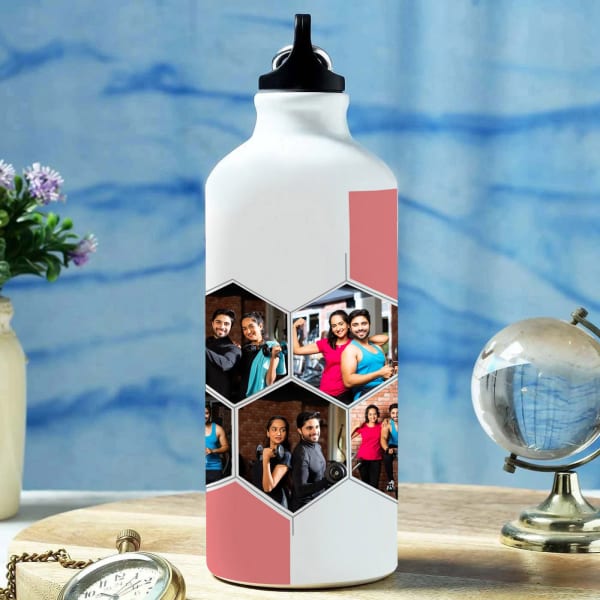 Photo Collage Personalized Sipper Bottle