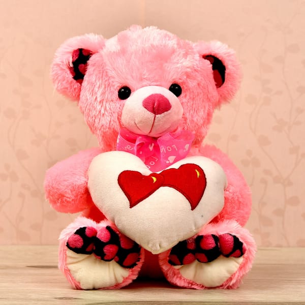 Pink Adorable Teddy Bear: Gift/Send 