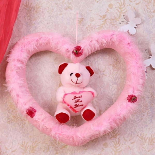 iblay beautiful pink love heart teddy bear 60 cm