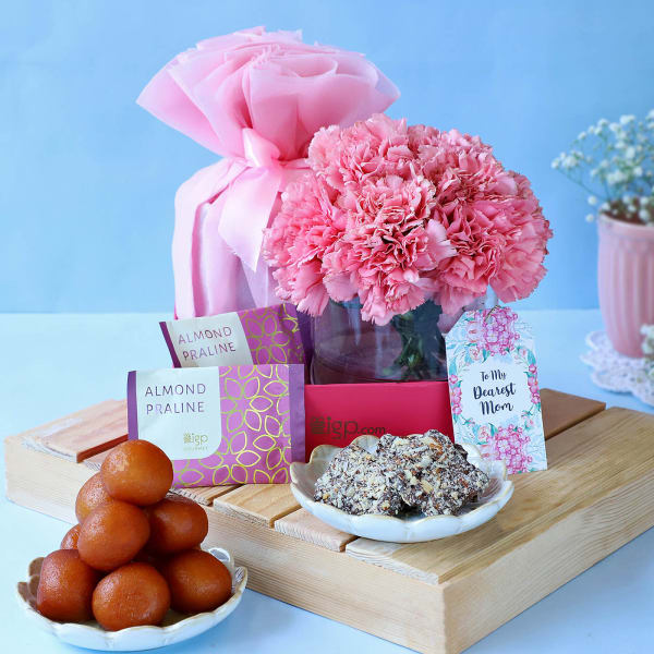 Pink Indulgence with wishes for Mom
