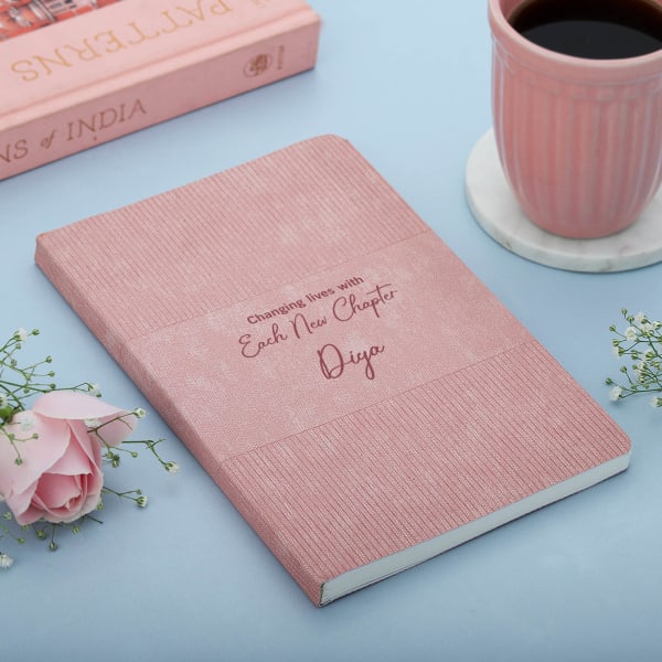 Pink Love Personalized Diary