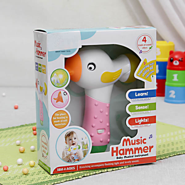 musical hammer soft toy