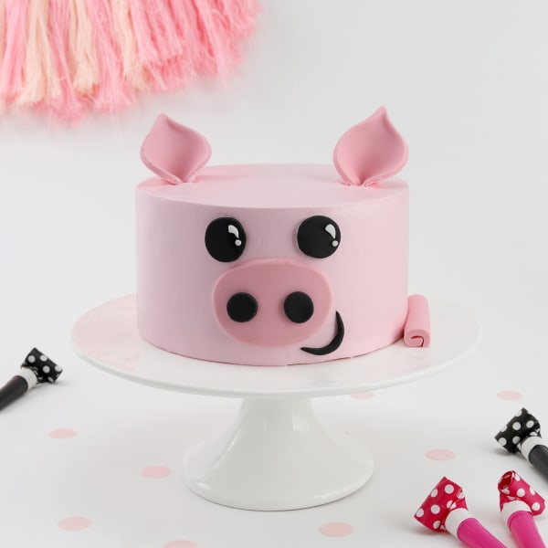 Pink Piggy Cake (2 Kg)