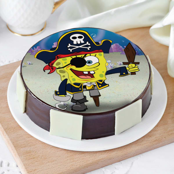 Pirate Spongebob Cake (1 Kg)