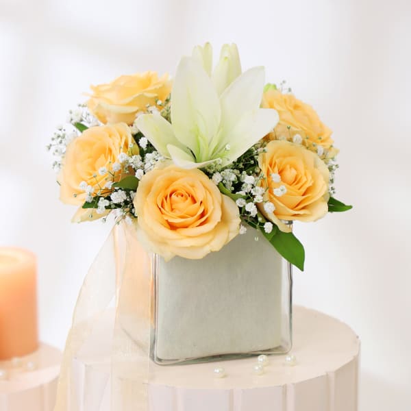 Playful Peach Arrangement