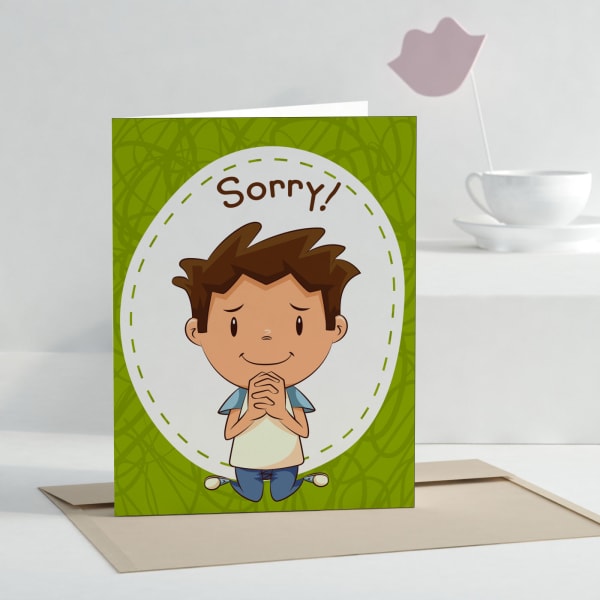 Pleading for Forgiveness Personalized Sorry Card