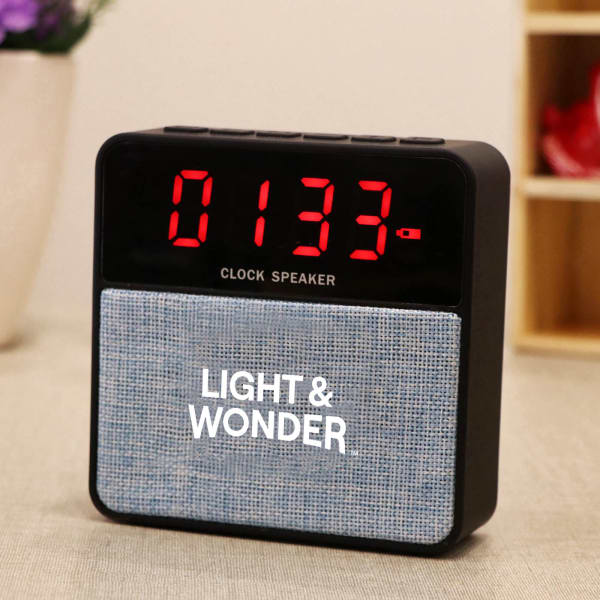 Portable Alarm Clock Cum Speaker
