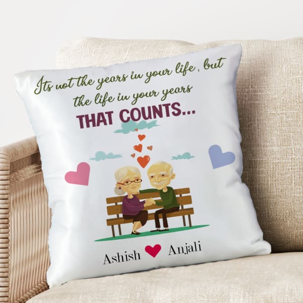 Positive Life  Quotes Personalized Satin Cushion