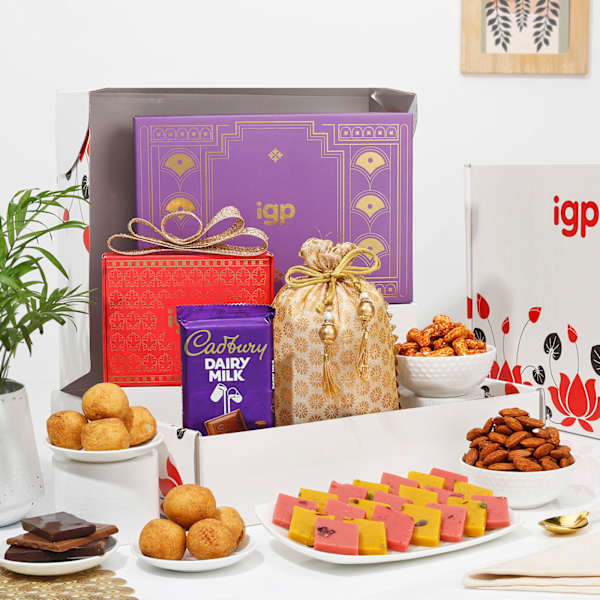 Premium Diwali Chocolate And Dry Fruits Gift Hamper