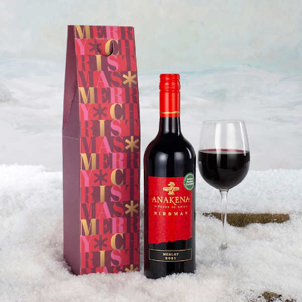 Premium Merlot Vinedos De Chile Christmas Gift