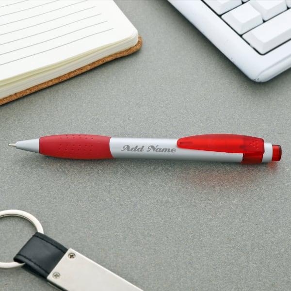 Prescott Plastic Ball Pen - Customized With Name