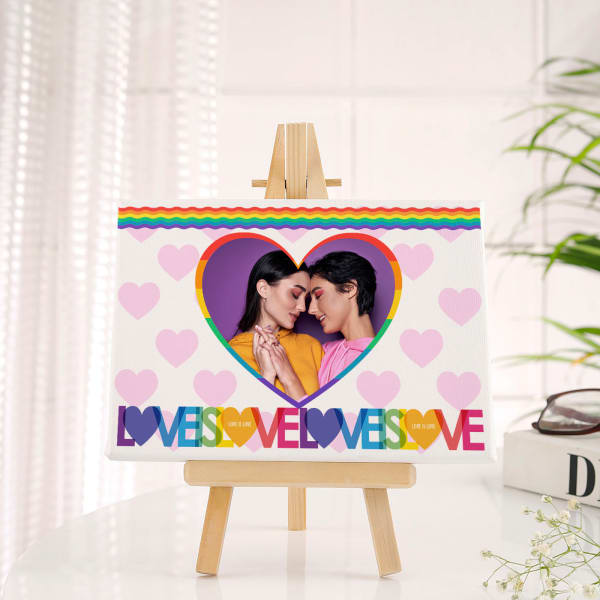 Pride Love Personalized Canvas