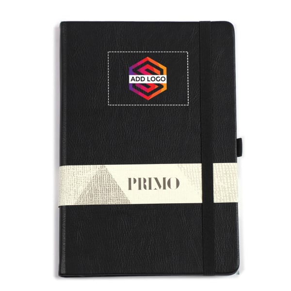 Primo A5 Black Premium Diary - Customized with Logo