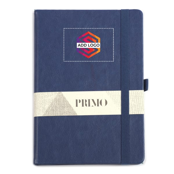 Primo A5 Blue Premium Diary - Customized with Logo