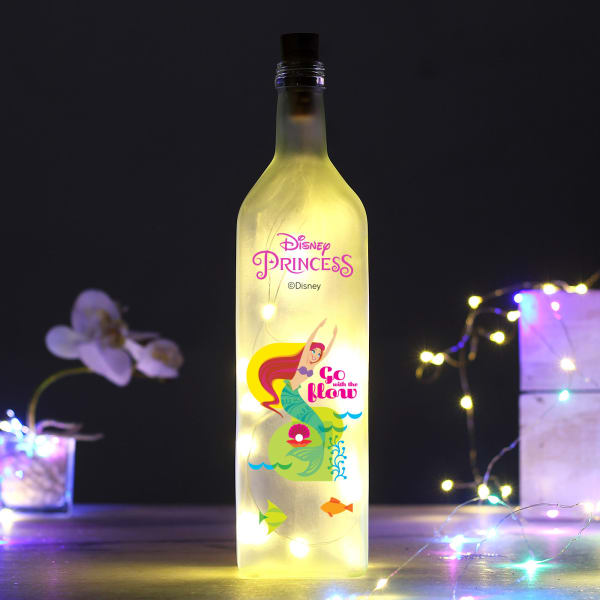 Princess Ariel Personalized LED Bottle